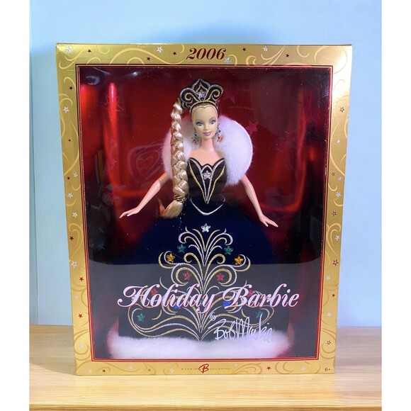 2006 Holiday Barbie By Bob Mackie New In Box Doll Collector Mattel - Picture 1 of 9